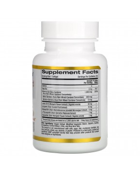 California Gold Nutrition, AstaCarotenoid, комплекс с лютеином, ликопином и астаксантином, 30 растительных мягких таблеток	